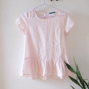 Adorable light pink t-shirt blouse in size Small